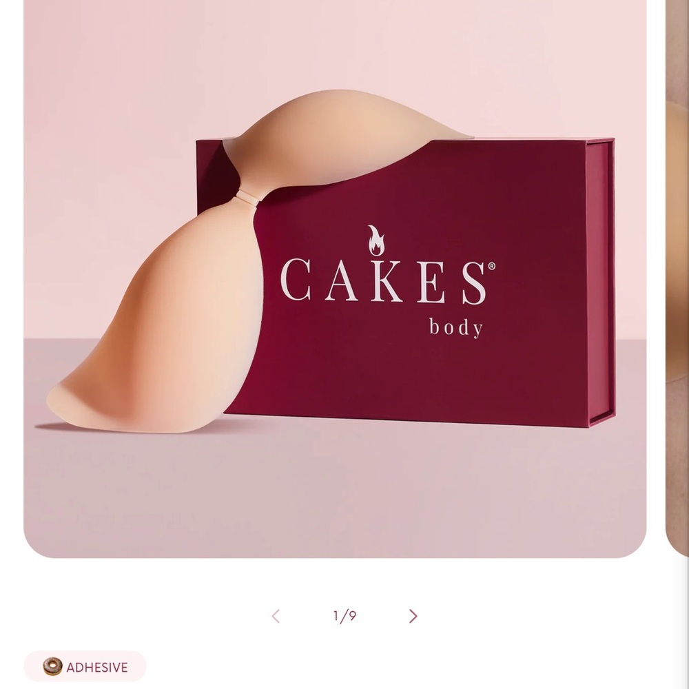 CAKES Cleavage Bra - Color Honey - Size OG (B-D) - NWT